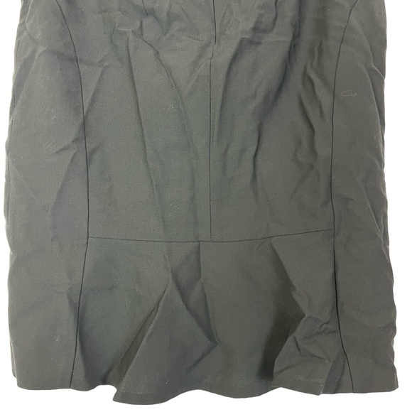 THE LIMITED TRAVEL SUIT Pencil Ruffle Flare Back Wool Blend Washable Skirt sz 8 - Picture 14 of 16